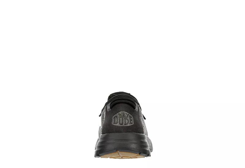 Heydude Mens Sirocco Slip On Sneaker - Black 5 Heydude Mens Sirocco Slip On Sneaker - Black - Image 5