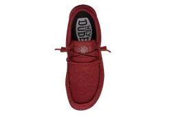 Heydude Mens Wally Slip On Sneaker - Red 11 Heydude Mens Wally Slip On Sneaker - Red -Deals All Walk Styles Store US 01 502323 04