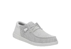 Heydude Mens Wally Slip On Sneaker - White