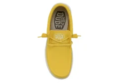 Heydude Mens Wally Slip On Sneaker - Yellow -Deals All Walk Styles Store US 01 502327 04