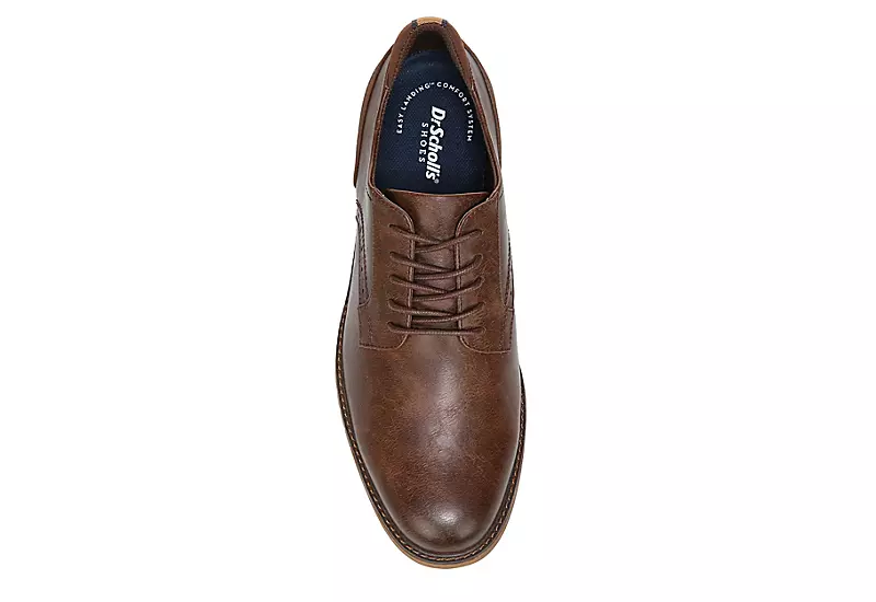 Dr. Scholls Work Mens Sync Up Oxford - Brown 6 Dr. Scholls Work Mens Sync Up Oxford - Brown - Image 6
