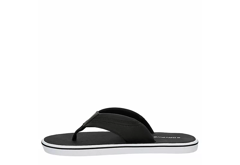 Day Five Mens Vulc Flip Flop Sandal - Black 4 Day Five Mens Vulc Flip Flop Sandal - Black - Image 4
