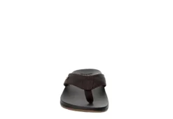 Reef Mens Cushion Spring Lux Flip Flop Sandal - Brown -Deals All Walk Styles Store US 01 502372 02