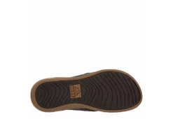 Reef Mens Cushion Spring Lux Flip Flop Sandal - Brown -Deals All Walk Styles Store US 01 502372 06