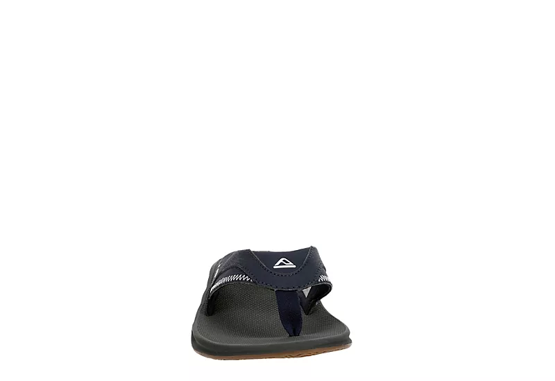 Reef Mens Fanning Flip Flop Sandal - Navy 3 Reef Mens Fanning Flip Flop Sandal - Navy - Image 3