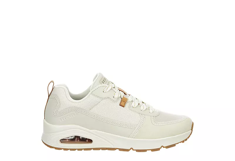 Skechers Mens Uno Sneaker - Off White 2 Skechers Mens Uno Sneaker - Off White - Image 2