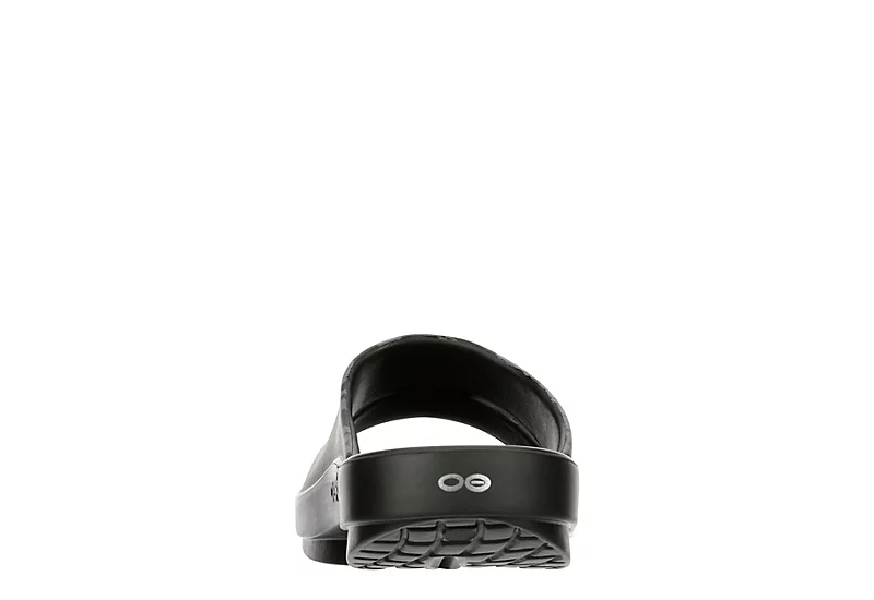 Oofos Mens Ooahh Sport Slide Sandals - Black 5 Oofos Mens Ooahh Sport Slide Sandals - Black - Image 5
