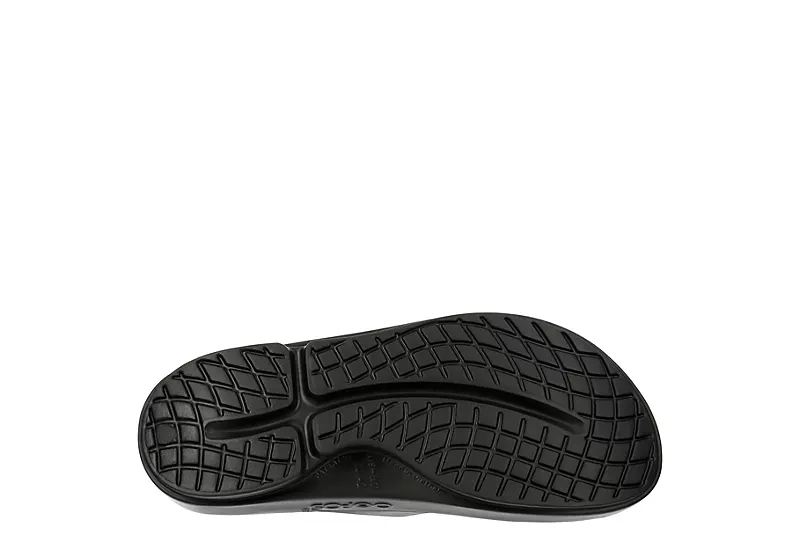 Oofos Mens Ooahh Sport Slide Sandals - Black 7 Oofos Mens Ooahh Sport Slide Sandals - Black - Image 7