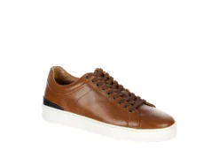 Franco Fortini Mens Devon Lace Up Sneaker - Cognac