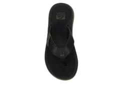 Reef Mens Santa Ana Flip Flop Sandal - Black -Deals All Walk Styles Store US 01 502415 05