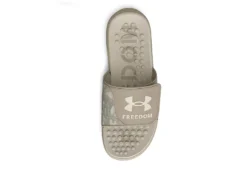 Under Armour Mens Ignite Pro Slide Sandal - Khaki -Deals All Walk Styles Store US 01 502426 03