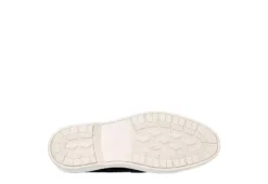 Franco Fortini Mens Cameron Slip On Penny Loafer Oxford - Navy -Deals All Walk Styles Store US 01 502431 06