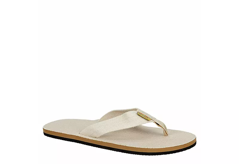 Rainbow Sandals Womens Single Layer Hemp Flip Flop Sandal - Natural 1 Rainbow Sandals Womens Single Layer Hemp Flip Flop Sandal - Natural