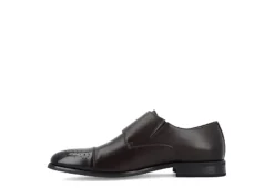 Vance Co Mens Atticus Cap Toe Double Monk Strap Oxford - Brown -Deals All Walk Styles Store US 01 502465 03