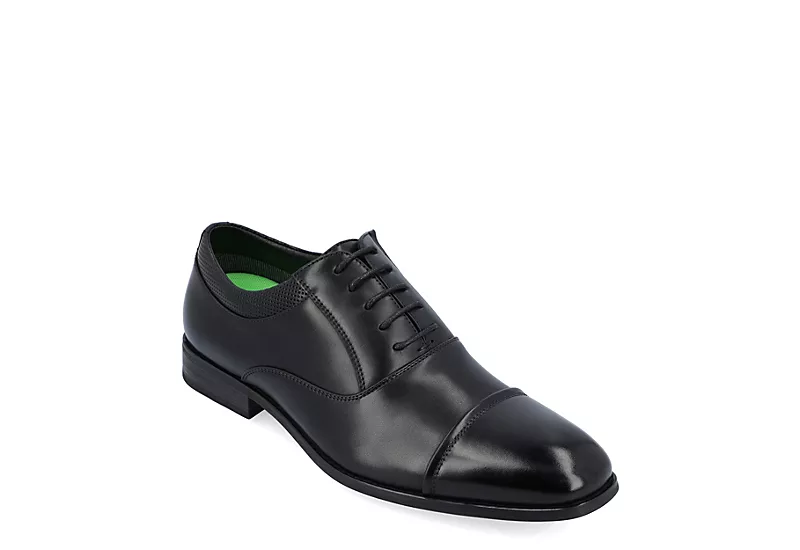 Vance Co Mens Bradley Cap Toe Oxford - Black 1 Vance Co Mens Bradley Cap Toe Oxford - Black