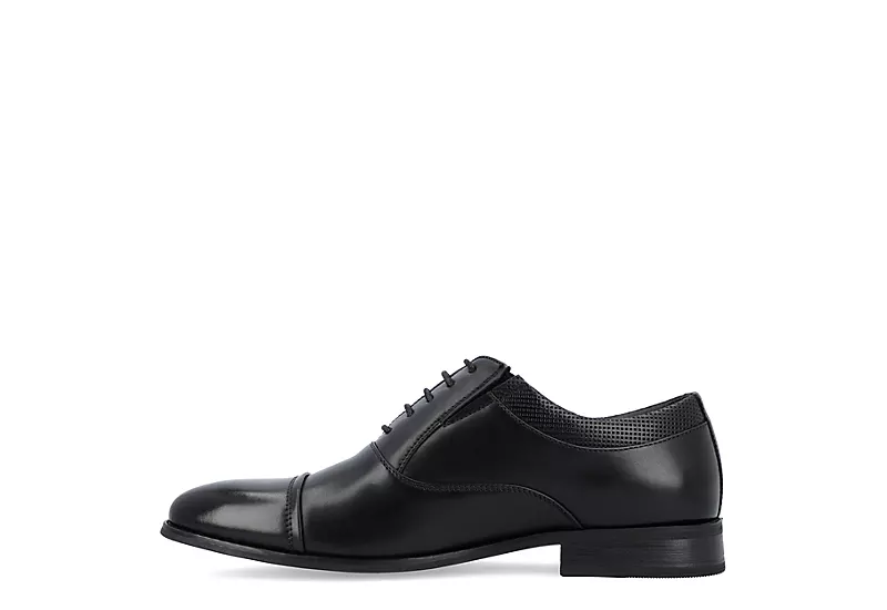 Vance Co Mens Bradley Cap Toe Oxford - Black 4 Vance Co Mens Bradley Cap Toe Oxford - Black - Image 4