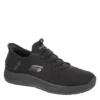 Skechers Mens Slip-ins Summits Colsin Slip Resistant Work Shoe - Black