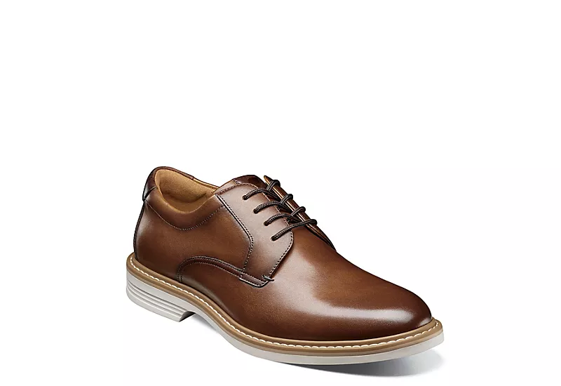Florsheim Mens Norwalk Plain Toe Oxford - Cognac 1 Florsheim Mens Norwalk Plain Toe Oxford - Cognac