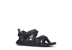Columbia Mens Ankle Strap Outdoor Sandal - Black