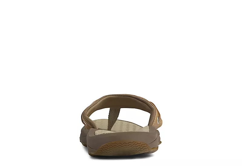 Sperry Mens Outer Banks Flip Flop Sandal - Tan 4 Sperry Mens Outer Banks Flip Flop Sandal - Tan - Image 4