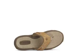 Sperry Mens Outer Banks Flip Flop Sandal - Tan 11 Sperry Mens Outer Banks Flip Flop Sandal - Tan -Deals All Walk Styles Store US 01 502722 04
