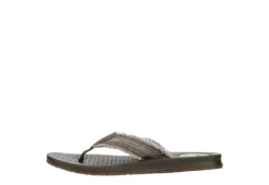 Margaritaville Mens Rag Time Flip Flop Sandal - Dark Brown -Deals All Walk Styles Store US 01 502724 03