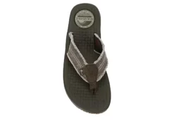 Margaritaville Mens Rag Time Flip Flop Sandal - Dark Brown -Deals All Walk Styles Store US 01 502724 05