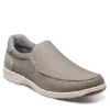 Florsheim Mens Lakeside Canvas Moc Toe Slip On Oxford - Grey