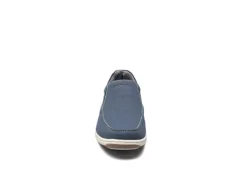 Florsheim Mens Lakeside Canvas Moc Toe Slip On Oxford - Navy -Deals All Walk Styles Store US 01 502787 02