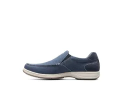 Florsheim Mens Lakeside Canvas Moc Toe Slip On Oxford - Navy -Deals All Walk Styles Store US 01 502787 03