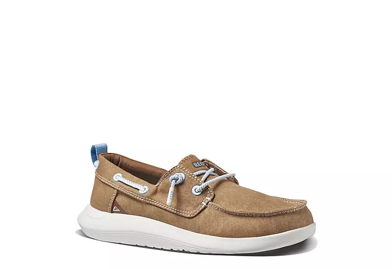 Reef Mens Swellsole Pier Boat Shoe - Brown 1 Reef Mens Swellsole Pier Boat Shoe - Brown