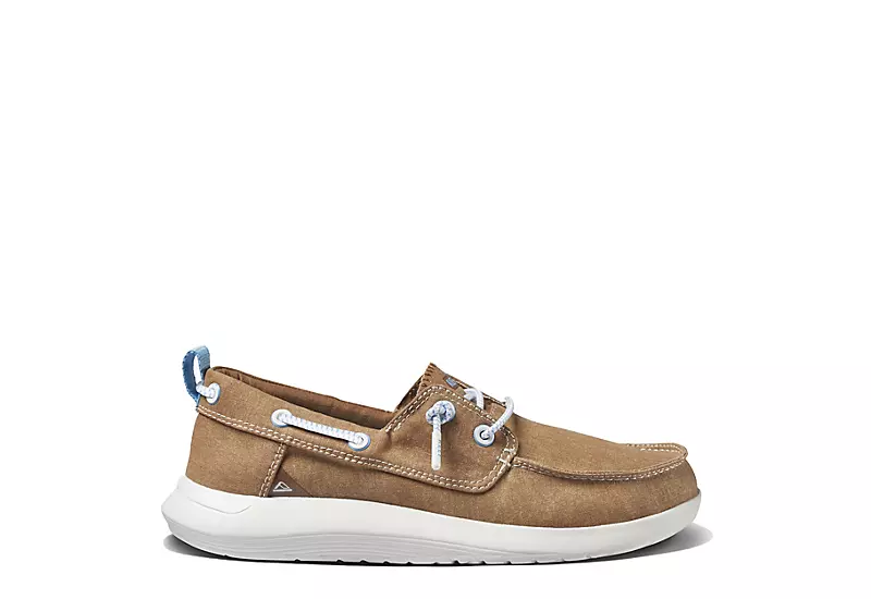 Reef Mens Swellsole Pier Boat Shoe - Brown 2 Reef Mens Swellsole Pier Boat Shoe - Brown - Image 2