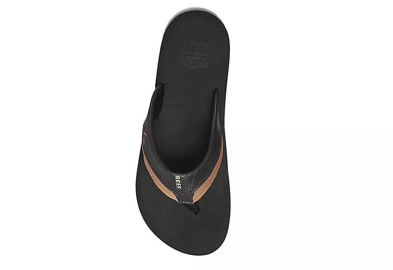 Reef Mens Cushion Dawn Flip Flop Sandal - Black 3 Reef Mens Cushion Dawn Flip Flop Sandal - Black - Image 3