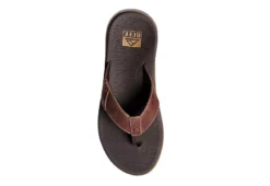 Reef Mens Santa Ana Flip Flop Sandal - Brown -Deals All Walk Styles Store US 01 502848 02