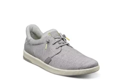 Florsheim Mens Crossover Canvas Plain Toe Slip On Sneaker - Grey