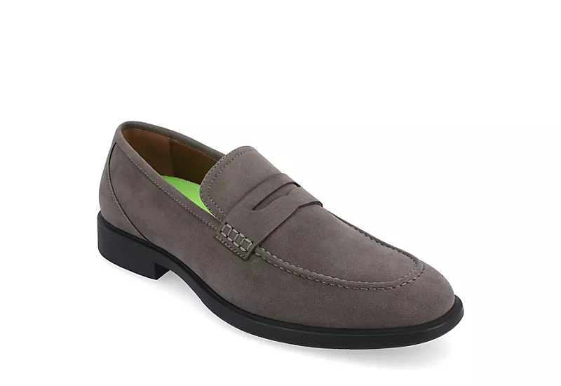 Vance Co Mens Keith Loafer Oxford - Grey 1 Vance Co Mens Keith Loafer Oxford - Grey