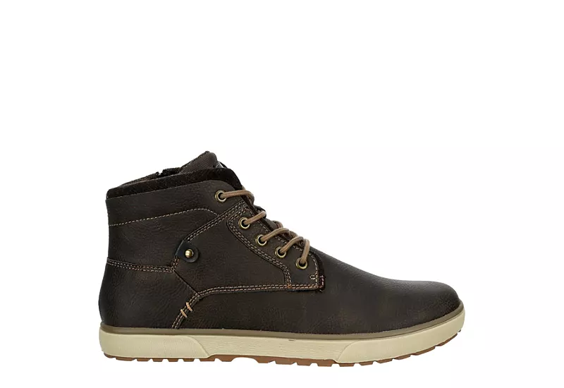 Day Five Mens Edge Mid Sneaker - Brown 2 Day Five Mens Edge Mid Sneaker - Brown - Image 2