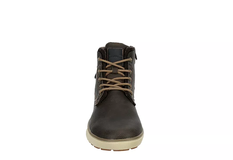 Day Five Mens Edge Mid Sneaker - Brown 3 Day Five Mens Edge Mid Sneaker - Brown - Image 3