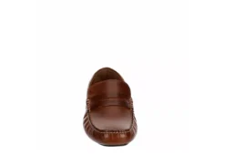 Franco Fortini Mens Daven Penny Loafer Oxford - Cognac -Deals All Walk Styles Store US 01 524048 02