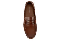 Franco Fortini Mens Daven Penny Loafer Oxford - Cognac -Deals All Walk Styles Store US 01 524048 05