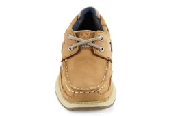 Sperry Boys Lanyard Boat Shoe - Tan -Deals All Walk Styles Store US 01 530093 04