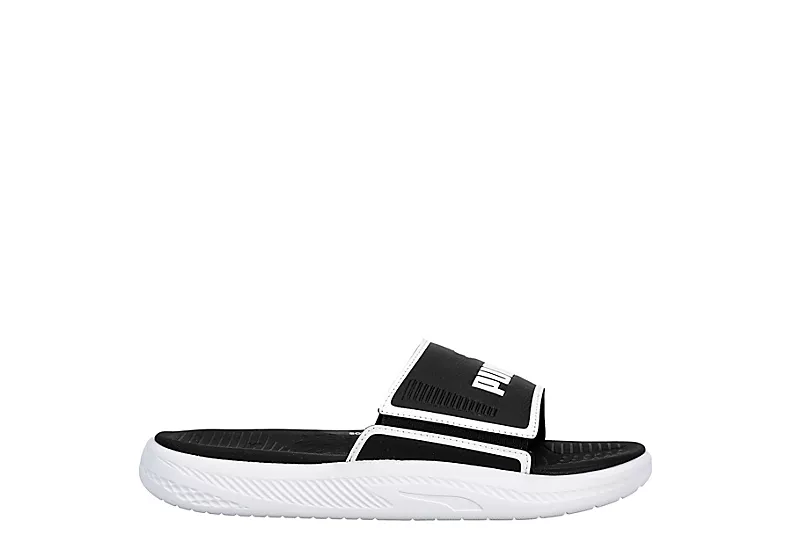 Puma Mens Softride Slide Sandal - Black 2 Puma Mens Softride Slide Sandal - Black - Image 2