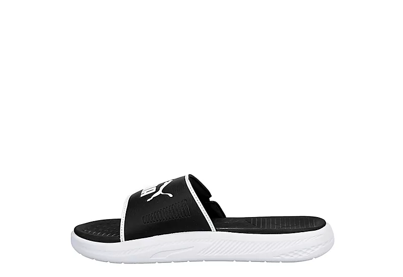 Puma Mens Softride Slide Sandal - Black 4 Puma Mens Softride Slide Sandal - Black - Image 4