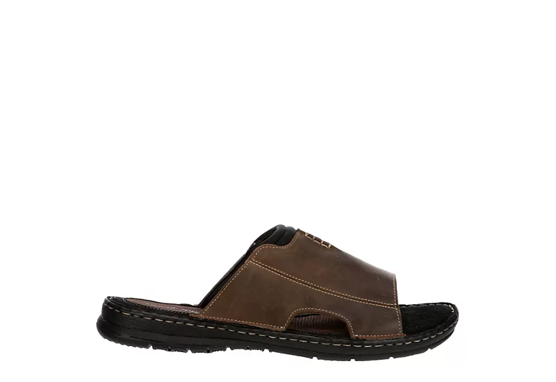 Restoration Mens Savannah Slide Sandal - Brown 2 Restoration Mens Savannah Slide Sandal - Brown - Image 2