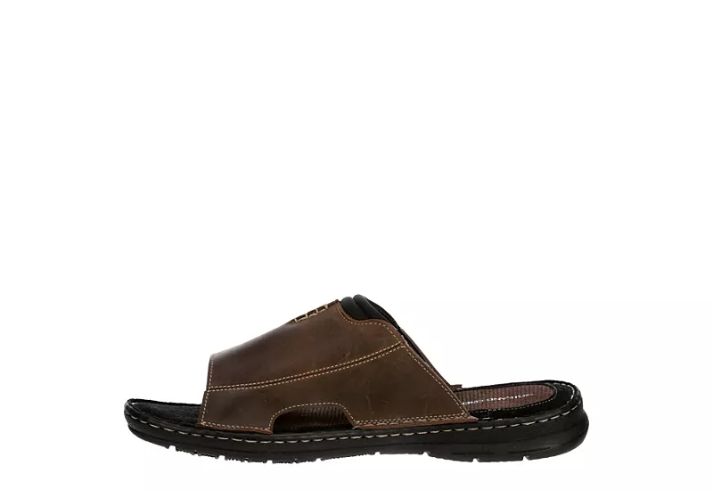 Restoration Mens Savannah Slide Sandal - Brown 4 Restoration Mens Savannah Slide Sandal - Brown - Image 4