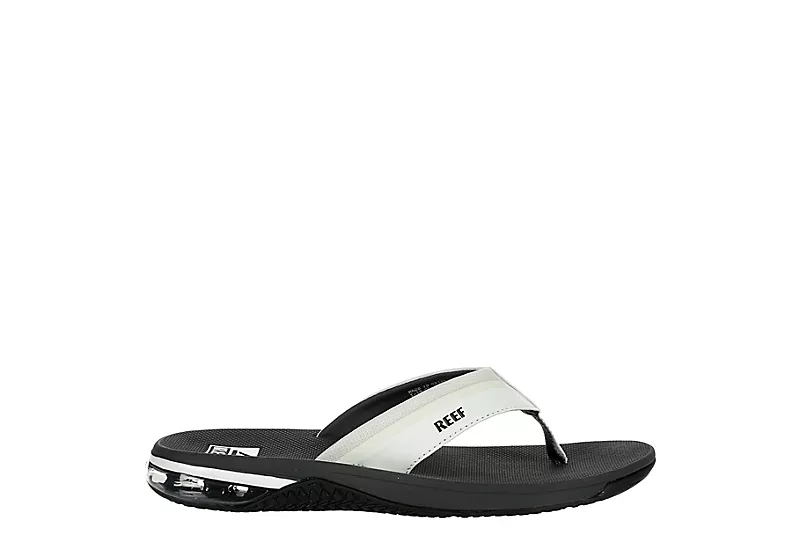 Reef Mens Anchor Flip Flop Sandal - White 2 Reef Mens Anchor Flip Flop Sandal - White - Image 2