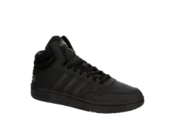 Adidas Mens Hoops 3.0 Mid Sneaker - Black