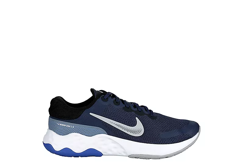 Nike Mens Renew Ride 3 Running Shoe - Navy 2 Nike Mens Renew Ride 3 Running Shoe - Navy - Image 2