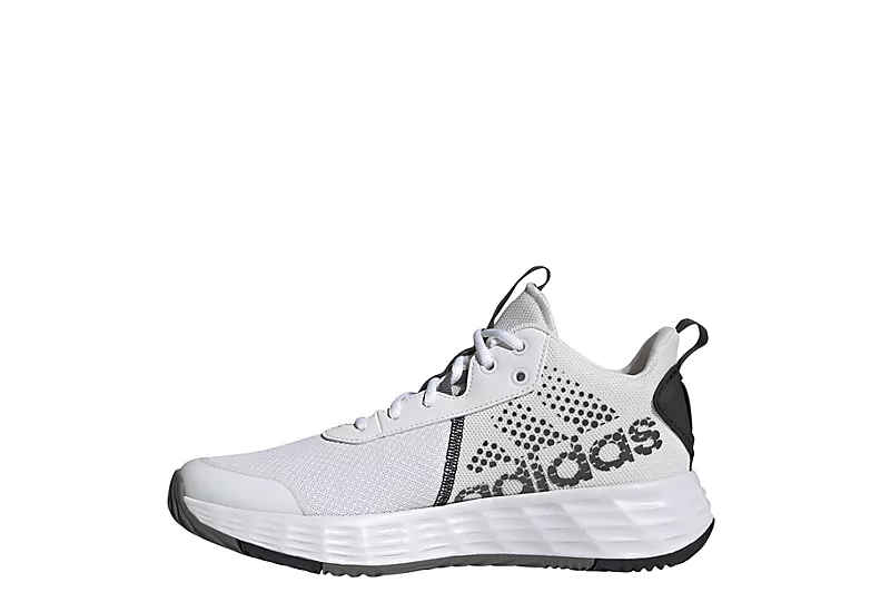 Adidas Mens Own The Game 2.0 Basketball Shoe - White 3 Adidas Mens Own The Game 2.0 Basketball Shoe - White - Image 3