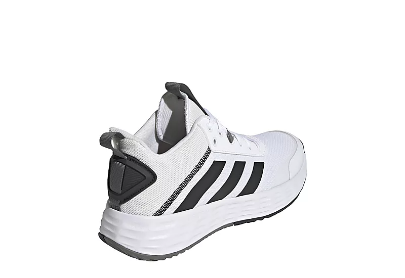Adidas Mens Own The Game 2.0 Basketball Shoe - White 4 Adidas Mens Own The Game 2.0 Basketball Shoe - White - Image 4